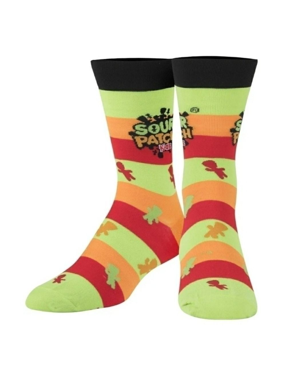 4/$25 Sour Patch Kids Crazy Socks New Unisex Novelty Crew Socks